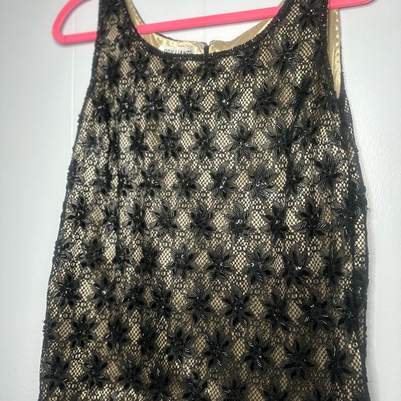 Brilliante by J.A. Beaded Lace Tank Top | Vintage Glam | Size L - Picture 5 of 7